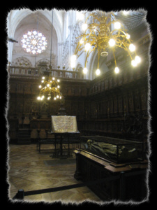 Burgos: il coro della Cattedrale