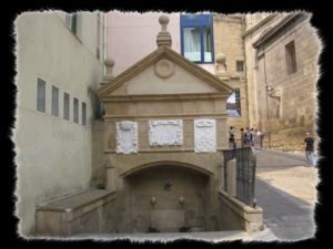 Logroño: la Fonte del Pellegrino