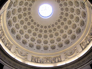 La cupola della chiesa