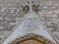 Lunetta del portale della Chiesa di Sant'Agostino