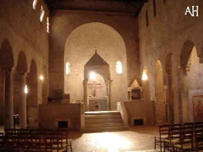 Interno dell'Abbazia dell'Argentella