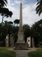 Primo obelisco di Villa Torlonia