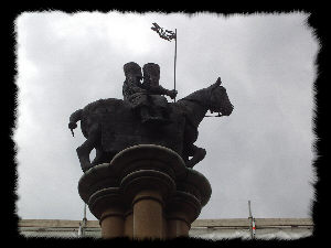 La statua dei Templari