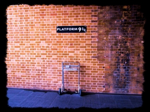 Il binario 9 ¾ nella stazione di King's Cross