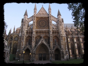 Westminster Abbey al tramonto