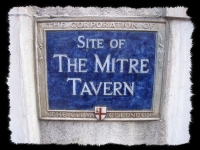 Il sito della Mitre Tavern