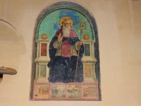 Affresco di Sant'Antonio Abate con il Tau