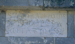 L'iscrizione del "SATOR"