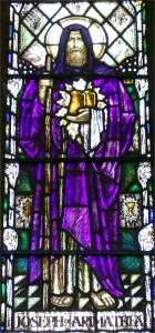 La vetrata di Giuseppe di Arimatea