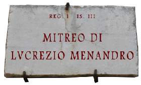 Il Mitreo di Lucrezio Menandro