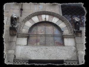 Lunetta del portale di S. Maria in Corteorlandini